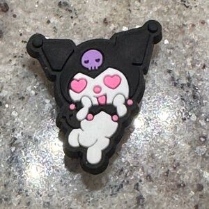 Kuromi croc charm